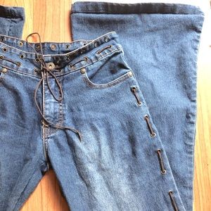 XTM brand revolt jeans. 90s does 60s. Vintage. Size 27 waist.